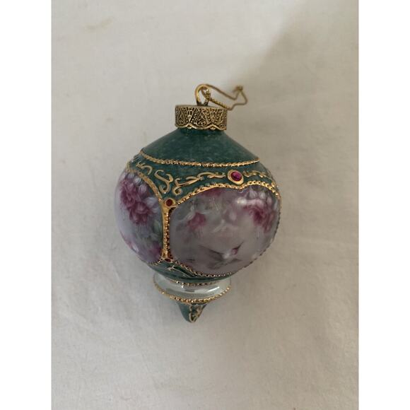 Bradford Editions Ornaments Lena Liu's Hummingbird Green Heirloom Porcelain - Picture 2 of 6